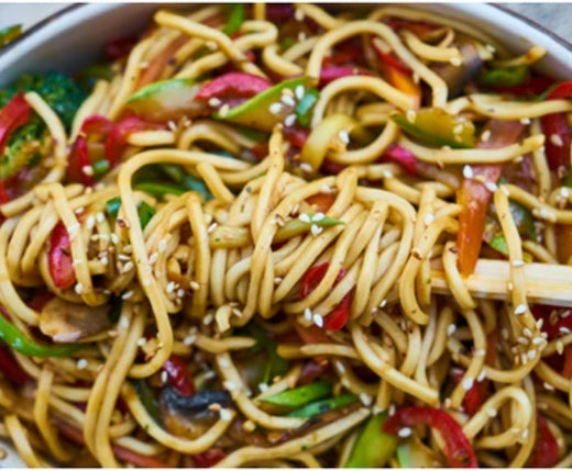 Buckeye Blends Dairy-free Pasta with Vegetables and Sesame
