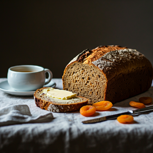 Butter Bread with Dried Apricots