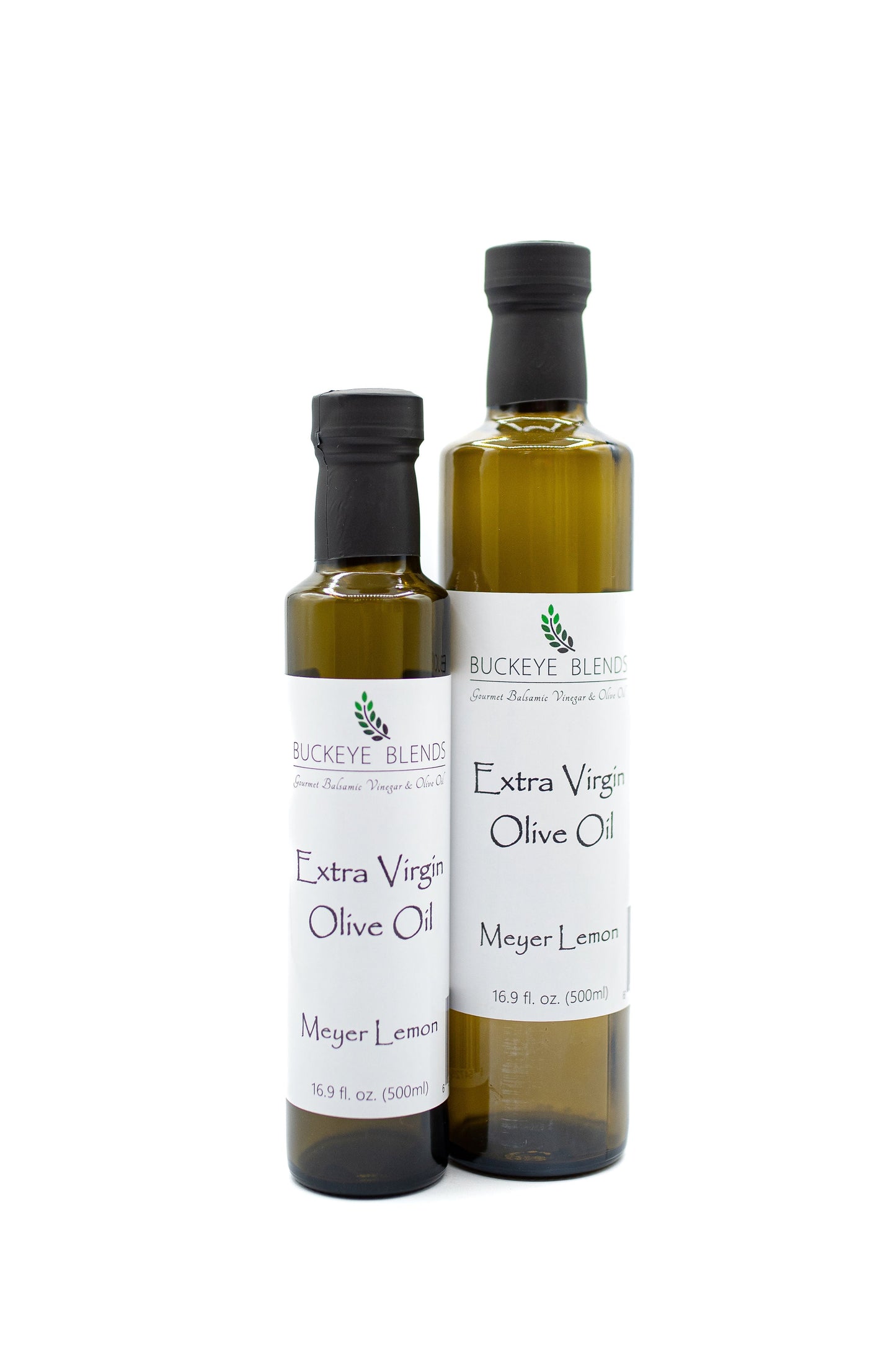 Buckeye Blends Meyer Lemon Olive Oil is a sweet and full of citrus flavor lemon EVOO. Our lemon olive oil is created by adding all natural lemon flavor to unfiltered extra virgin olive oil. Perfect for salad, fish, chicken, and pasta! Buckeye Blends Meyer Lemon Olive Oil will quickly become one of your favorites in the kitchen!