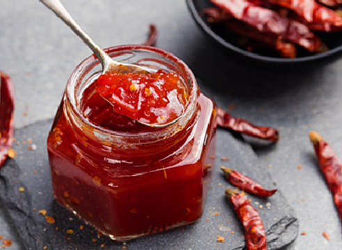 Cherry-Garlic & Habanero Jelly