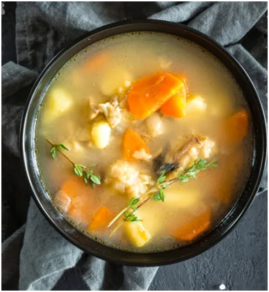 Fish Soup with Vegetables