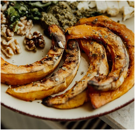 Savory Rosemary Butternut Squash Slices