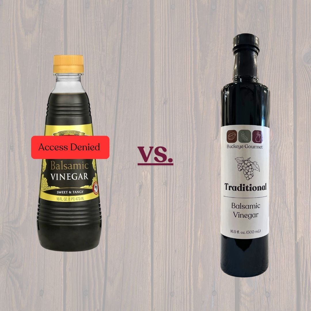 What is the difference between inexpensive grocery store Balsamic and ours?