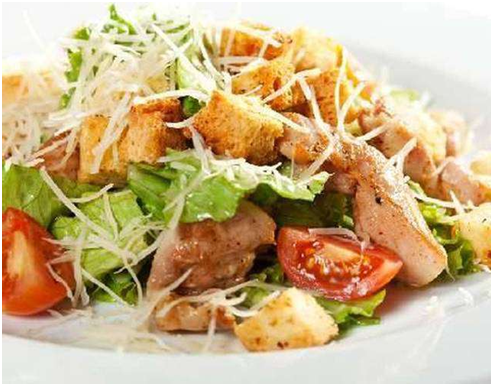 Meyer Lemon Chicken Caesar Salad